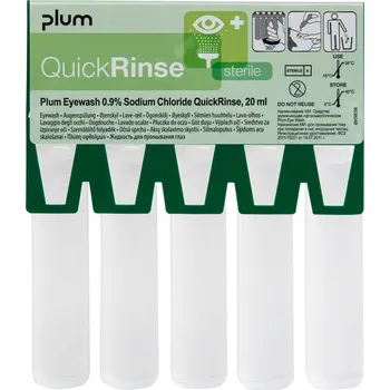 Lékárnička QuickRinse ampule na výplach očí, 4 x 5 ampulí à 20 ml