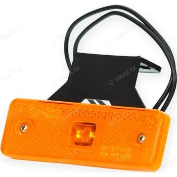 Autodíl WAS Poziční světlo W44 (217Z) boční oranžové, LED