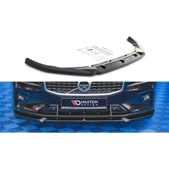 Nárazník Spojler pod nárazník lipa V.1 Volvo S60 R-Design Mk3 černý lesklý plast