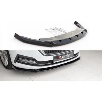 Karosérie Spojler pod nárazník lipa V.1 Škoda Octavia Mk4 černý lesklý plast