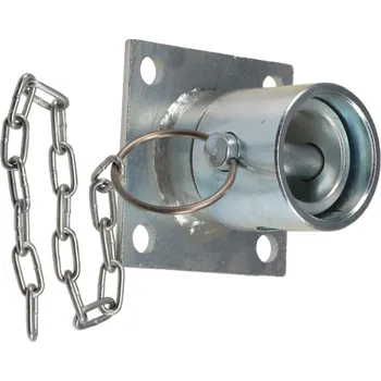 Příslušenství pro přívěs Příruba k opěrné noze AL-KO 70x70 - set k našroubování