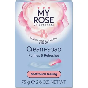 Mýdlo Krémové mýdlo My Rose 75 g