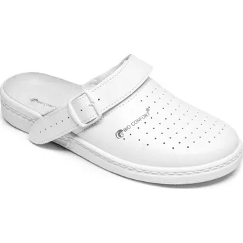 Pánské pantofle Pracovní obuv_Trukerské pantofle ALBA bílé velikost 44