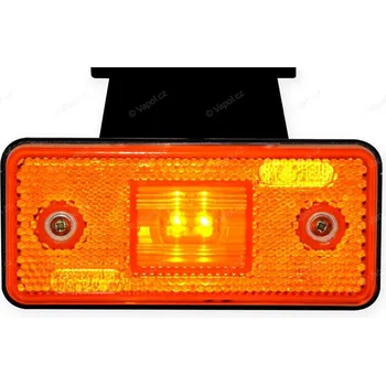 Osvětlení automobilu WAS Poziční světlo W17D (101KZ) boční oranžové, LED