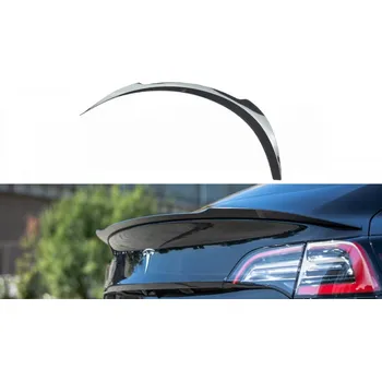 Tuning Prodloužení spojleru Tesla Model 3 2017- černý lesklý plast