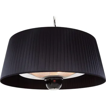 Vzduchotechnika Sunred ARTIX závěsné halogenové topidlo s LED 1500 W - Černá ARTIX C-HW