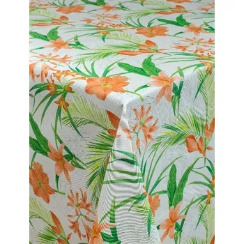 ubrus Ubrus PVC metráž šířka 140 cm lilie oranžové 7742030