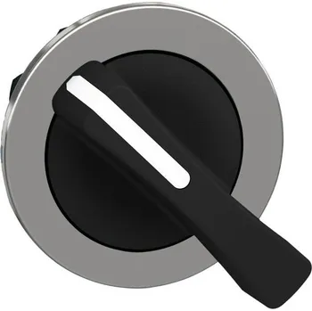 Stavebniny SCHN ZB4FJ4 Ovládací hlavice otočná, zapuštěná montáž, Černá, 2 pozice s návratem zprava doleva