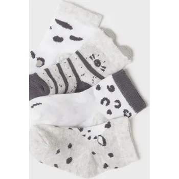 Oblečení a móda Set- 4 ponožky Mayoral 9473-077 barva: šedá, Rozměr: 18 měsíců