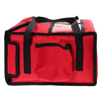 Taška na 4 pizzy, velikost S, 35x35 cm, bez rámu, s vyhříváním, červená BAG_T4SBRSVR