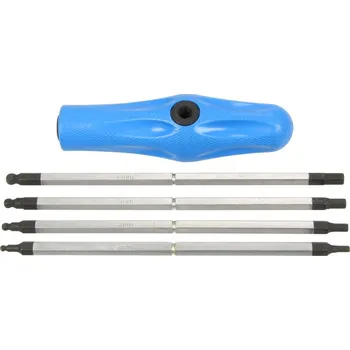 Ruční nářadí Triumf šroubovák s výměnnými dříky Inbus 3 - 6 mm, sada 5 dílů - 100-06002