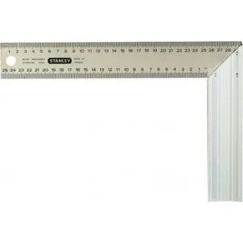 Úhloměr Stanley 1-45-685 - Úhelník tesařský, truhlářský 250x140 mm se stupnicí