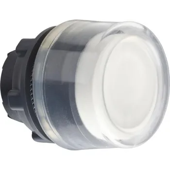 Elektroinstalační materiál SCHN ZB5AP18 Ovládací hlavice stiskací, s ochran. kryt. pro vložení štítku - bílá