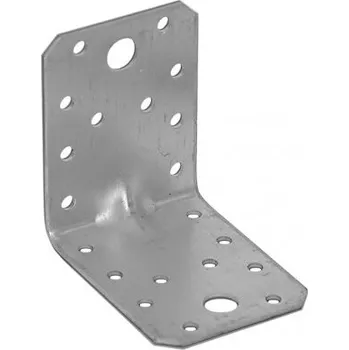 Úhloměr Úhelník s prolisem KPL4 70x70x55x2,0 mm (zinkovaný plech)