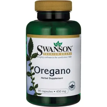 Přírodní produkt Swanson Oregano 450 mg 90 cps.