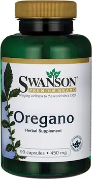 Přírodní produkt Swanson Oregano 450 mg 90 cps.