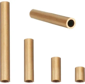 Materiál na výrobu šperku Nerezové trubičky 4-20mmx1,8mm růžovo zlaté - 1Ks - 6mm