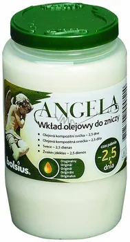 Smuteční dekorace Bolsius Angela 155 g bílá