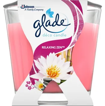 Svíčka Vonná svíčka Glade 129 g s vůní RELAXING ZEN (GLADE - RELAXING ZEN s vonnými oleji)