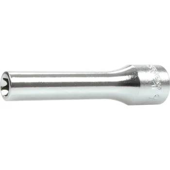 Gola hlavice hlavice nástrčná 1/4", E-profil E10, prodloužená - 100-06520