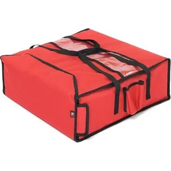 Taška na 4 pizzy, velikost XL, 50x50 cm, bez rámu a vyhřívání, červená BAG_T4XLBRBVR