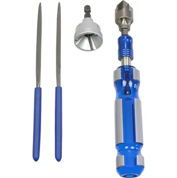 Vrták Triumf odhrotovače na vnější a vnitřní průměry trubek do průměru 19 mm, sada 5 dílů - 100-07416