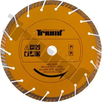 Řezný kotouč Triumf kotouč diamantový, dělený turbo segment, pr. 115 mm - 001-1930786A