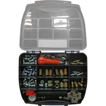 Nářadí pro automobil Triumf pertlovací souprava na brzdové potrubí s holendry, sada 67 dílů - 100-07540