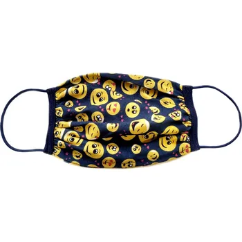 rouška Iris Rouška dvojitá s kapsou vzor Smajlíci