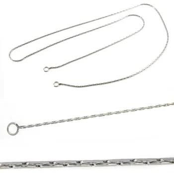 Materiál na výrobu šperku Řetízek 0,8mm 316L s kroužky - 40-55cm - 1Ks - 40cm