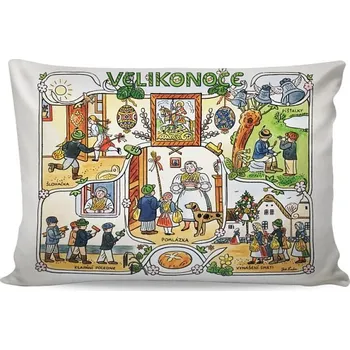 Bytový textil Matějovský Povlečení LADA - digital tisk - VELIKONOCE velikost: 33x50cm