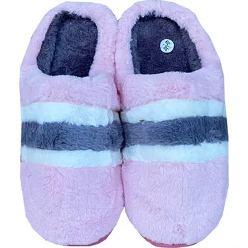Dámské pantofle Chlupaté domácí papuče - numberoplus Barva: Růžová, Velikost: 38/39
