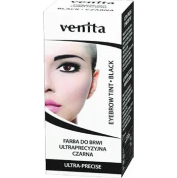 Barva na řasy a obočí Venita Eyebrow Tint Henna barva na obočí Černá 15 g