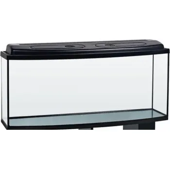 Akvárium Akvarium s osvětlením DIVERSA 450 l oblý černý LED Expert color 1 trubice