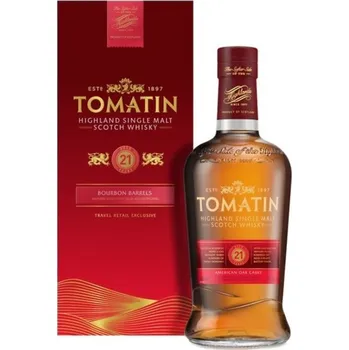 Whisky Tomatin Bourbon Barrels 21 y.o. 46 % 0,7 l box