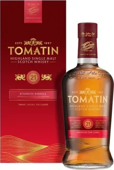Whisky Tomatin Bourbon Barrels 21 y.o. 46 % 0,7 l box