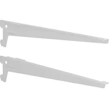 Dílenský regál Walteco Stranový nosník 330mm, bílý, 1 pár