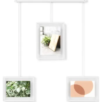 Rám na obraz Závěsné fotorámečky Umbra EXHIBIT SMALL - bílé bílá