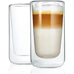 Blomus Sada termosklenic café latte Nero 2 x 320 ml čirá