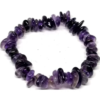 Náramek Ametystový luxusní náramek z disků