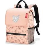 Dětský batoh Reisenthel Backpack kids Cats and dogs rose