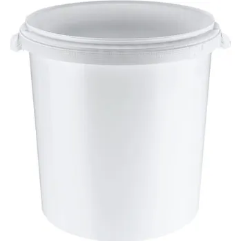 kbelík Plastový kbelík na barvu s víkem bílý 40 l
