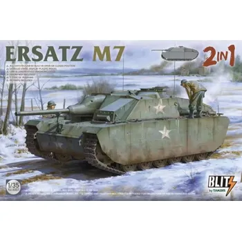 Plastikový model Takom 1/35 Ersatz M7 2 in 1