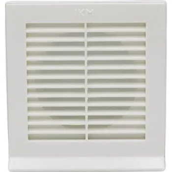 Ventishop LG 150 plastová větrací mřížka s okapničkou a síťkou proti hmyzu bílá