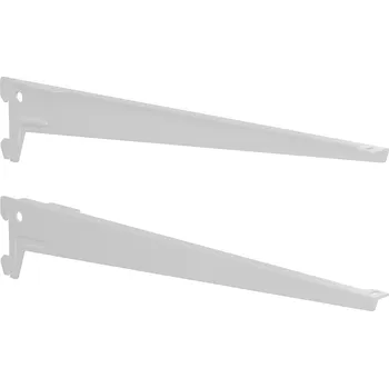 Dílenský regál Walteco Stranový nosník 380mm, bílý, 1 pár