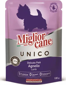 Krmivo pro psa Migliorcane Unico kapsička jehněčí 100 g