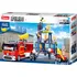 Stavebnice Sluban Sluban Fire M38-B0967 velký požární vůz s dělem a pojízdným robotem