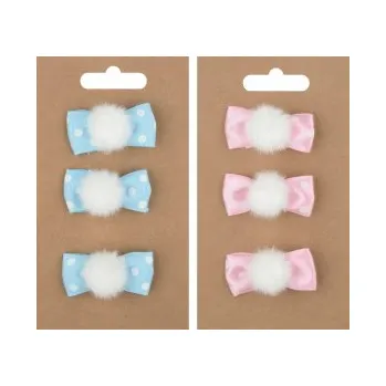 Sponky do vlasů 3ks barevné