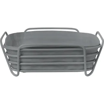 chlebník Blomus Ošatka na pečivo DELARA šedá