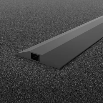 kabelová chránička Černý plastový kabelový most - 300 x 6,8 x 1,1 cm